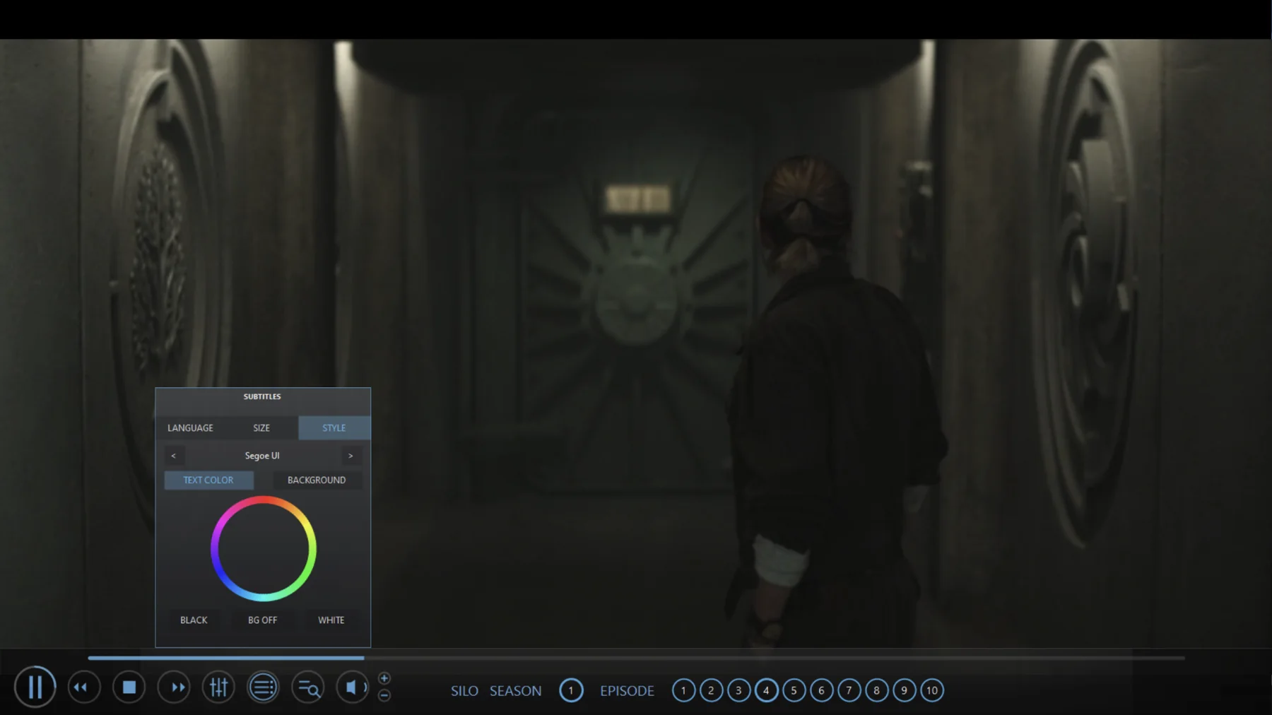 WezoPlayer subtitle customization